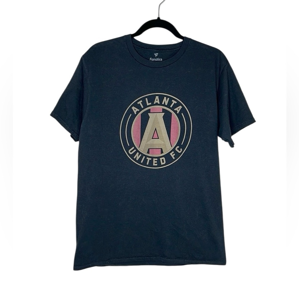 Atlanta United FC logo black tee size Medium